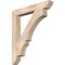 Ekena Millwork Balboa Slat Smooth Bracket, Douglas Fir, 5 1/2"W x 42"D x 48"H BKT06X42X48BOA06SDF - alternate 1